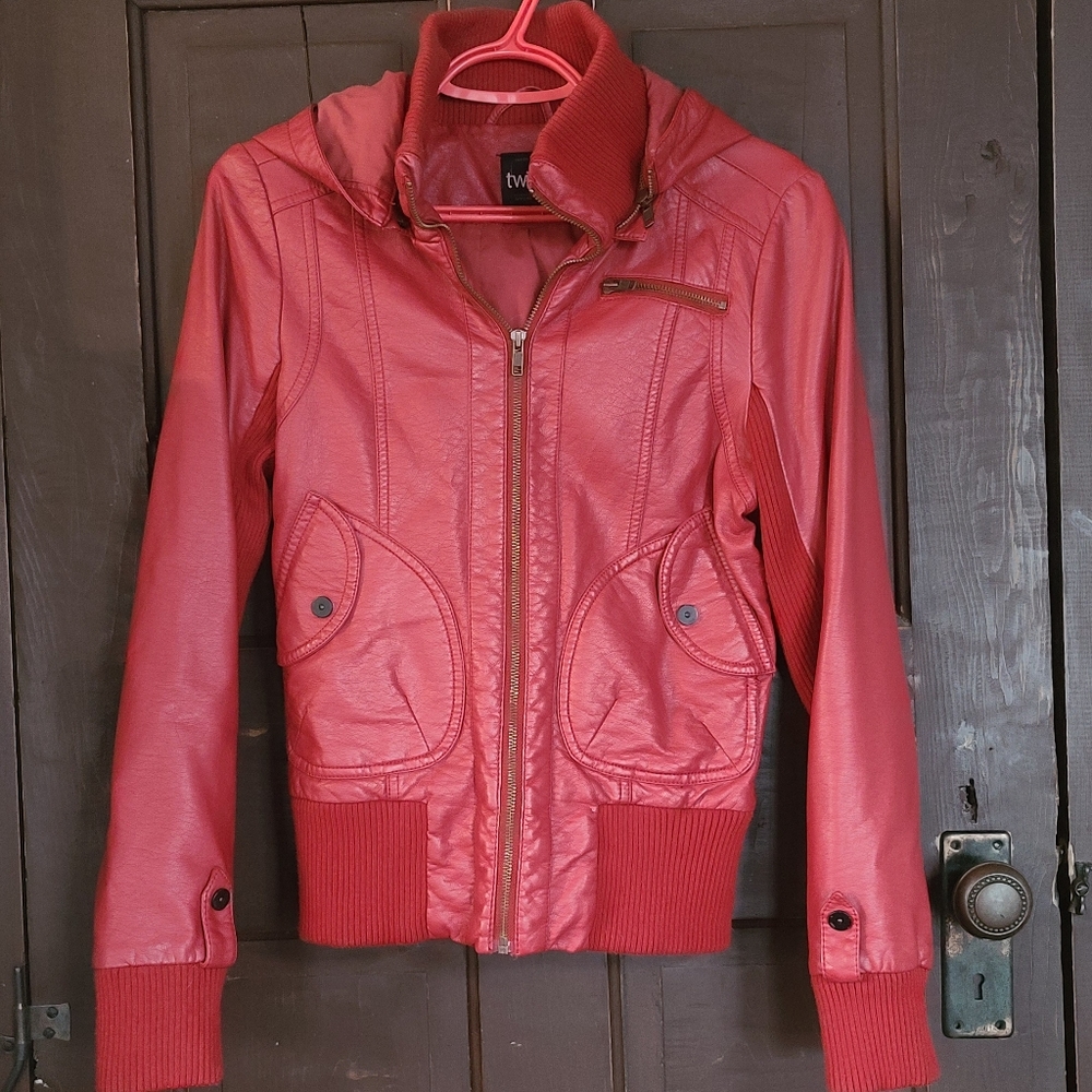 Like new Faux Leather Vest